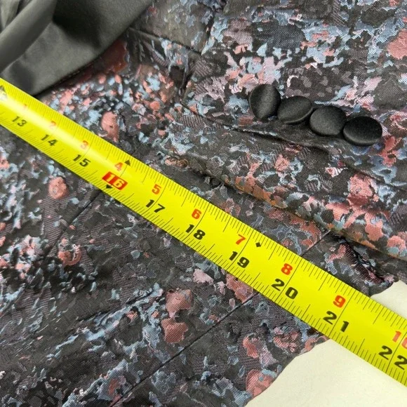 Jos. A. Bank Mens 40R Slim Fit Jacquard Floral Dinner Jacket Pink Pink Blue - Picture 4 of 12